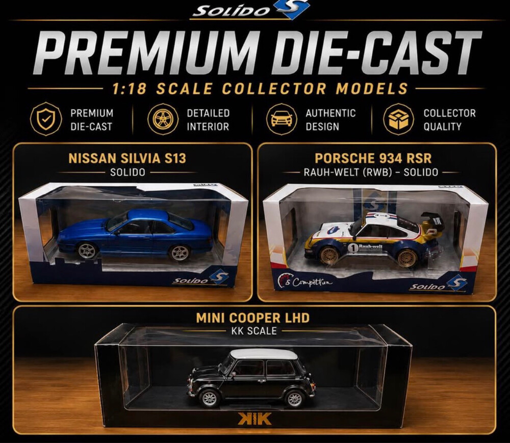 Premium 1:18 Scale Die-Cast models - 1