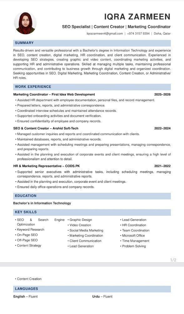 SEO expert and Digital Marketing - 1