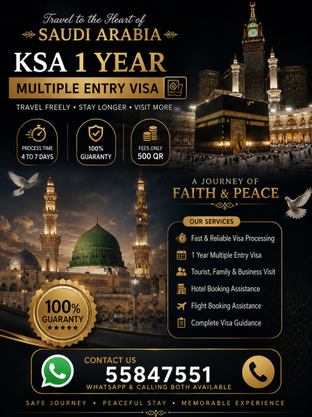 SAUDIA  1 YEAR VISA - 1