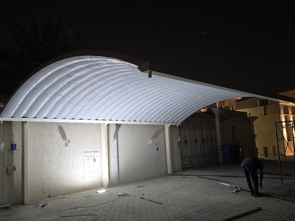 Quick span car parking shade - 3