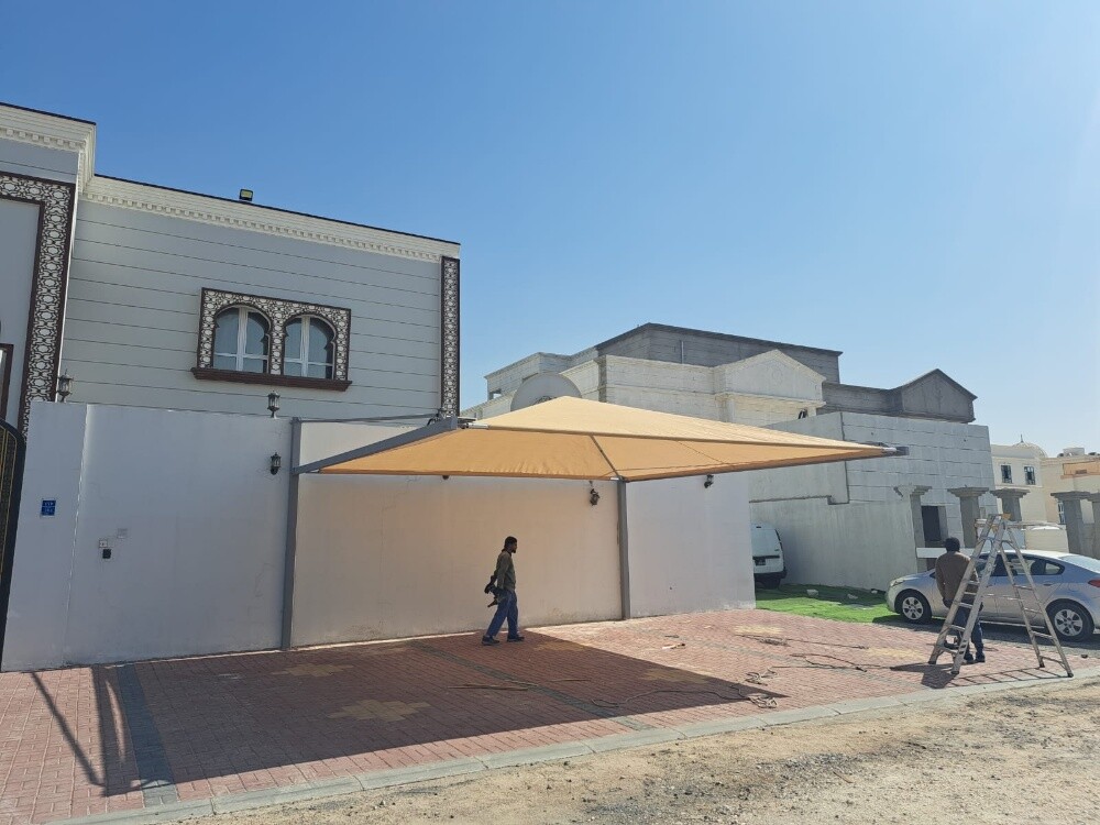 Fabric clothes car parking shade - 2