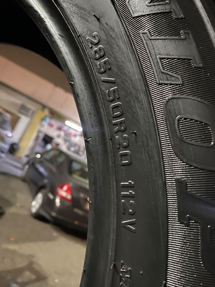 285/50/20# Dunlop brand tires - 2