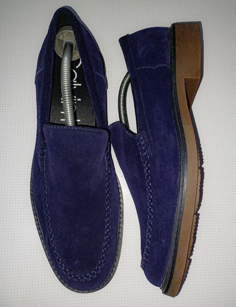 Calvin Klein Vance Blue Leather 44 - 3