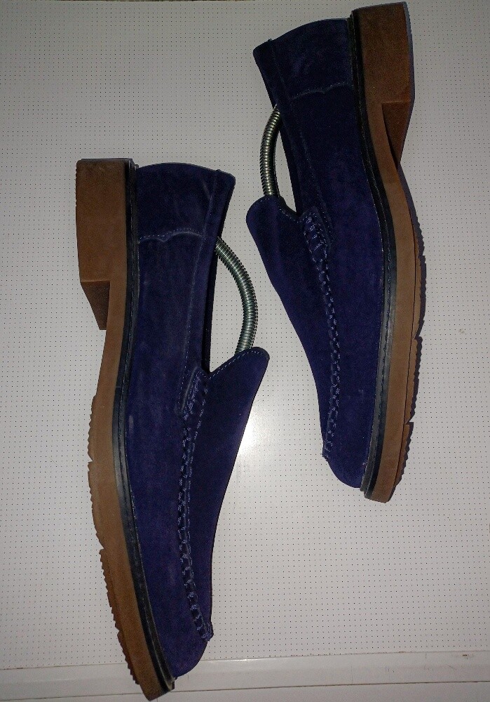 Calvin Klein Vance Blue Leather 44 - 4