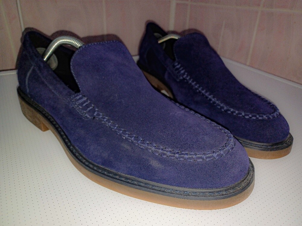 Calvin Klein Vance Blue Leather 44 - 5