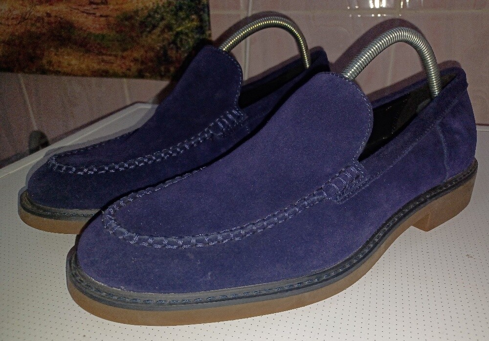 Calvin Klein Vance Blue Leather 44 - 10