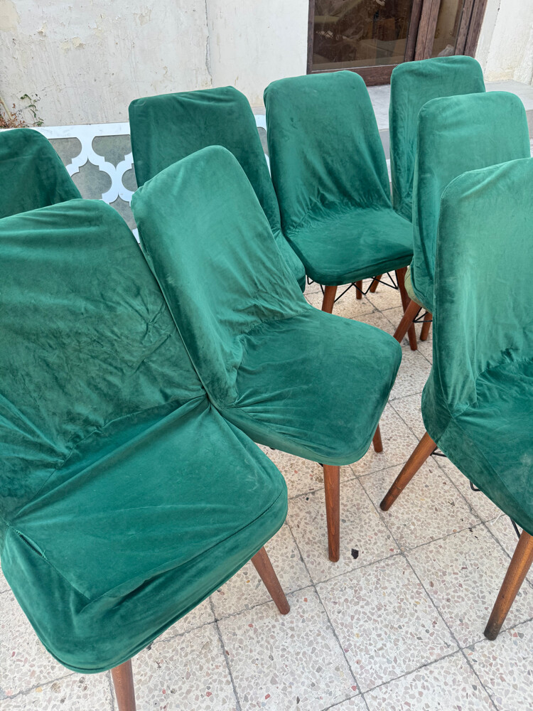 green chairs  - 1