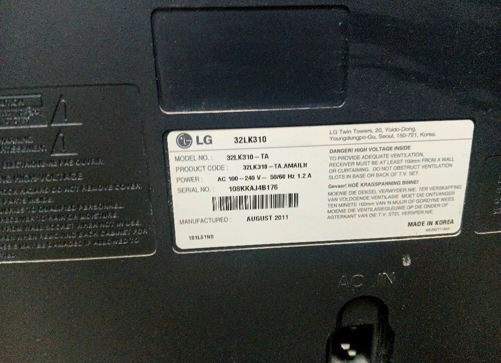 LG television - 6