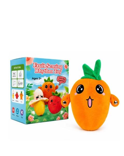 Interactive Musical Fruit Plush Toy - 10