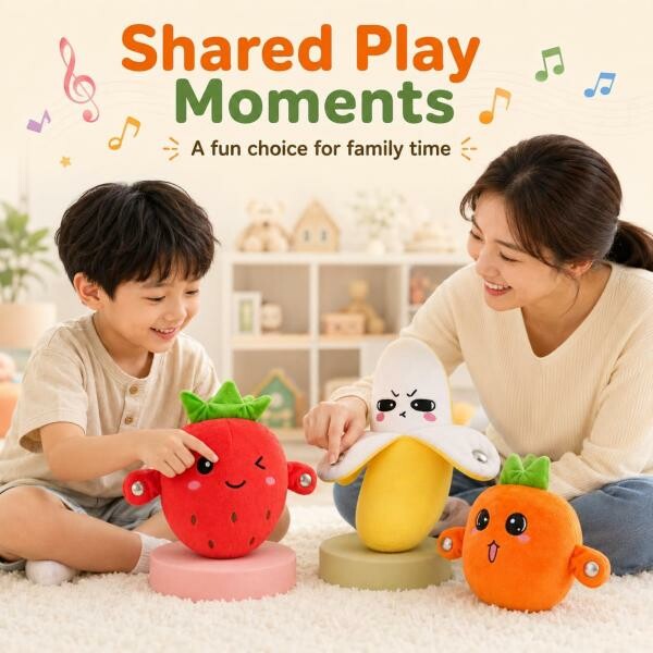 Interactive Musical Fruit Plush Toy - 7