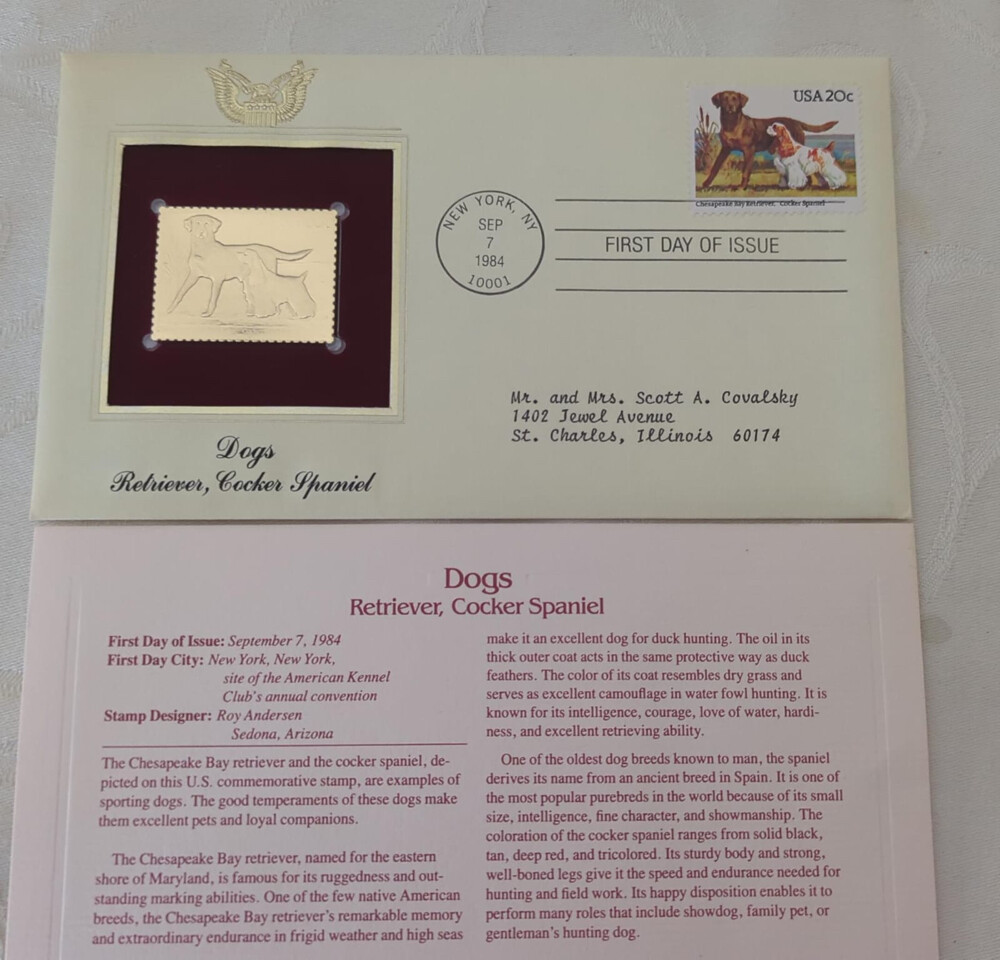 Gilded stamp - 1