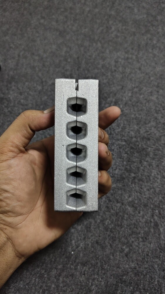 Aluminum fishing sinker mold - 2