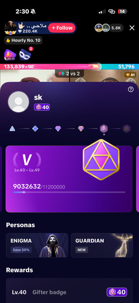 level 40 TikTok account - 1