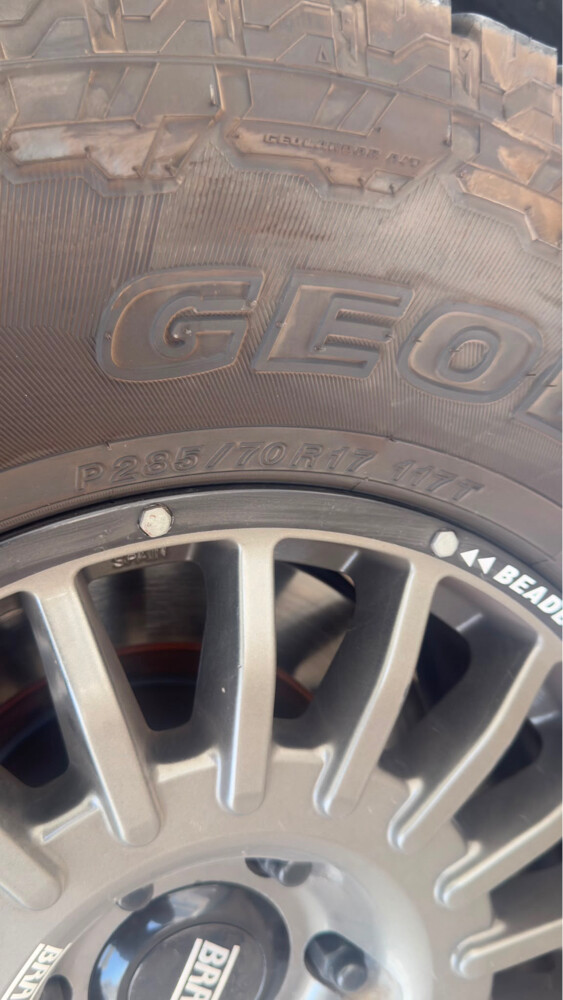 4 braids with tires - 4
