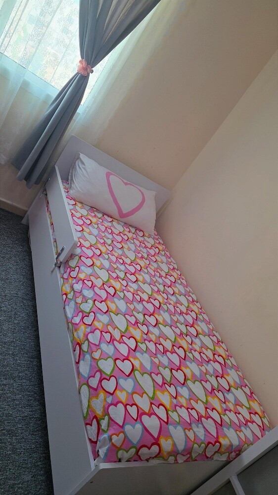 single bed with matress - 1