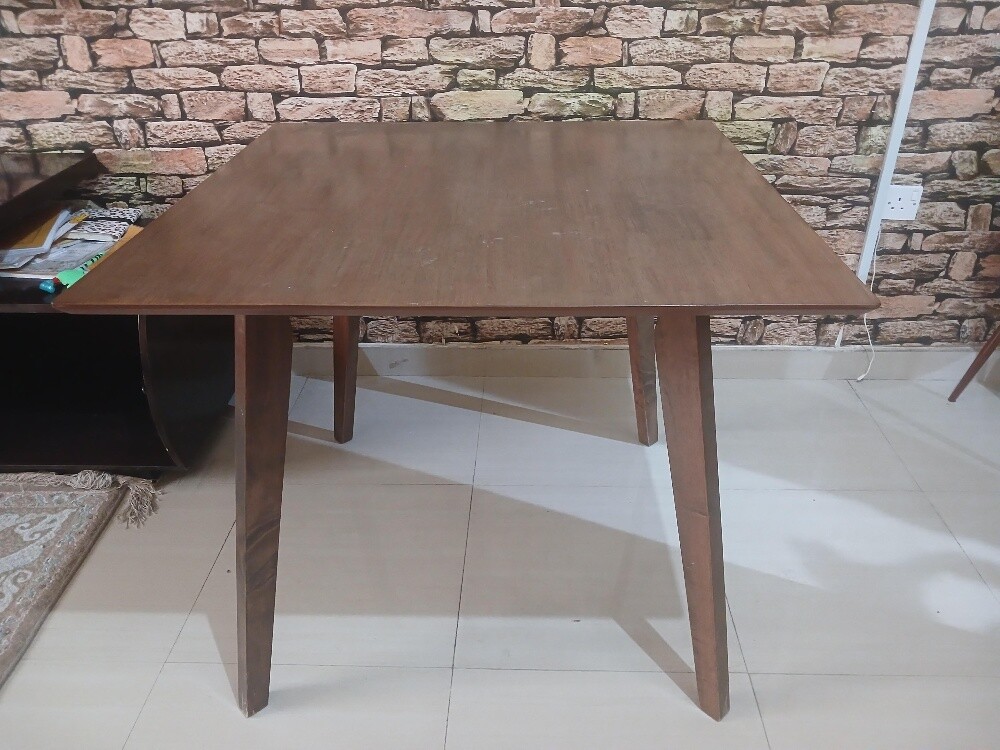 Wooden Dining/Study Table - 1