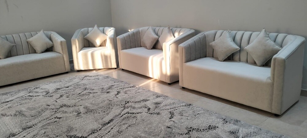 طقم كنب جديد جاهز للبيع - 3