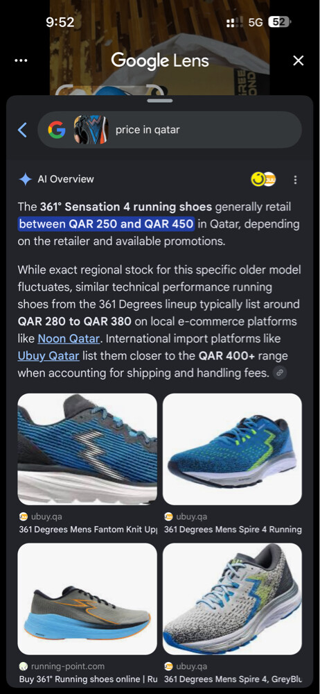361 degree sensations shoes - 2