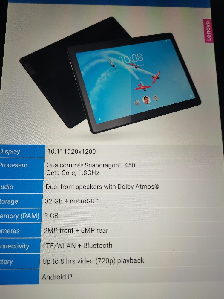 Lenovo tablet m10 negotiable - 4