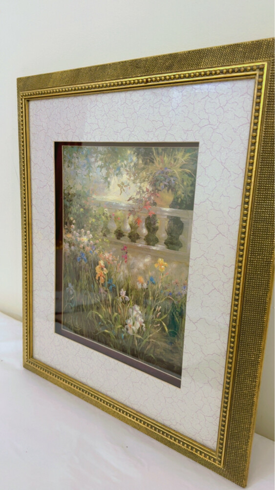Paintings Golden Metallic Glass - 3