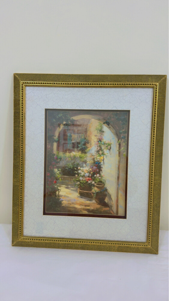 Paintings Golden Metallic Glass - 4