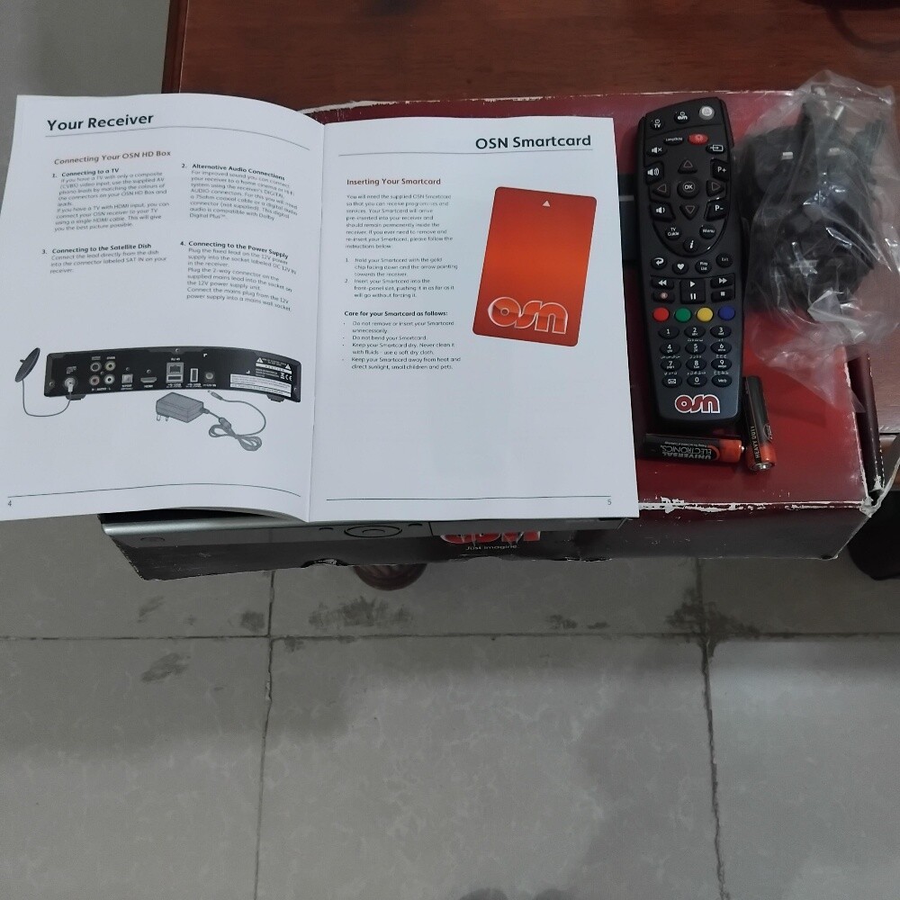 OSN DECODER RECEIVER NEW NOT USED - 12