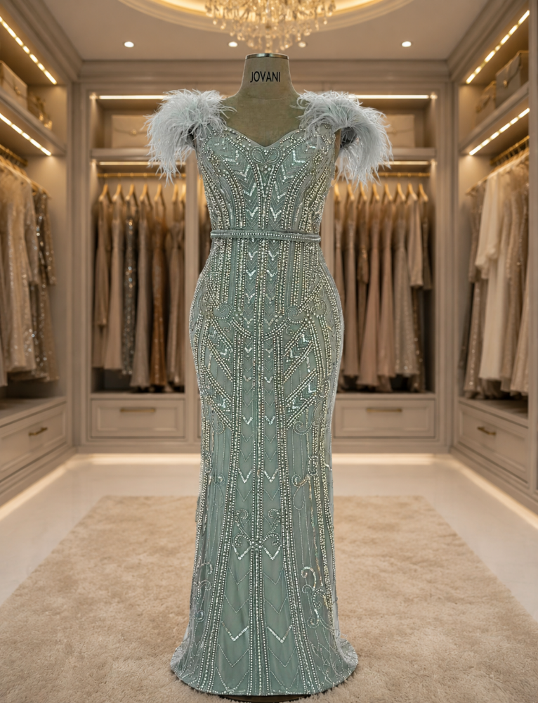 Elegant evening dress - 1