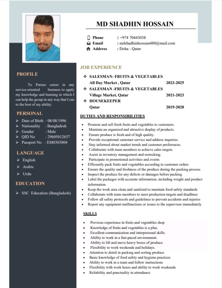 Md shadhin Hossain - 1