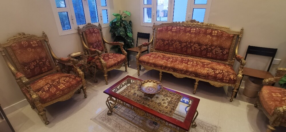 Furniture set+Tables+Chairs+Plants - 3