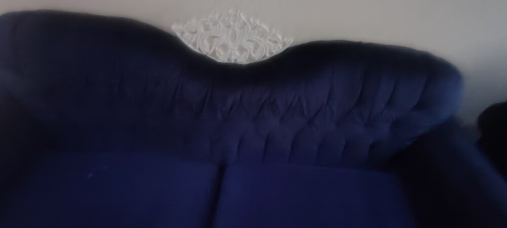 Used navy sofas almost in condition - 4