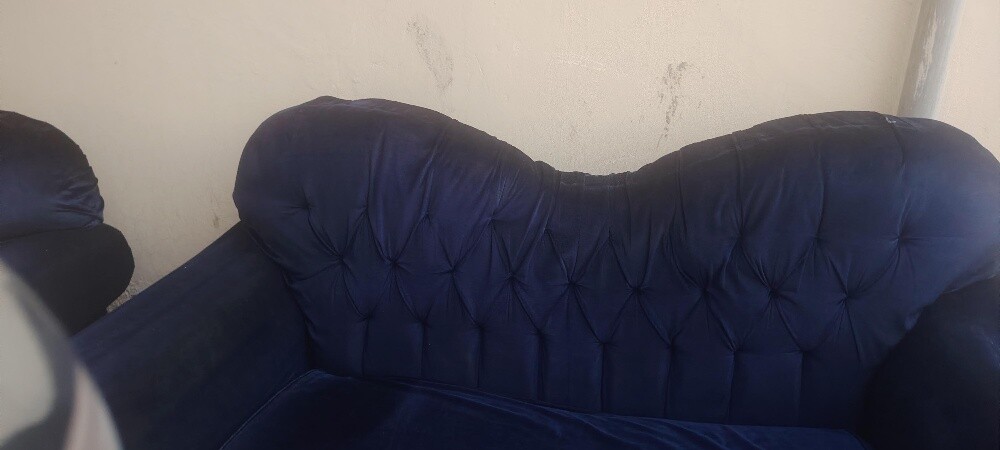 Used navy sofas almost in condition - 3