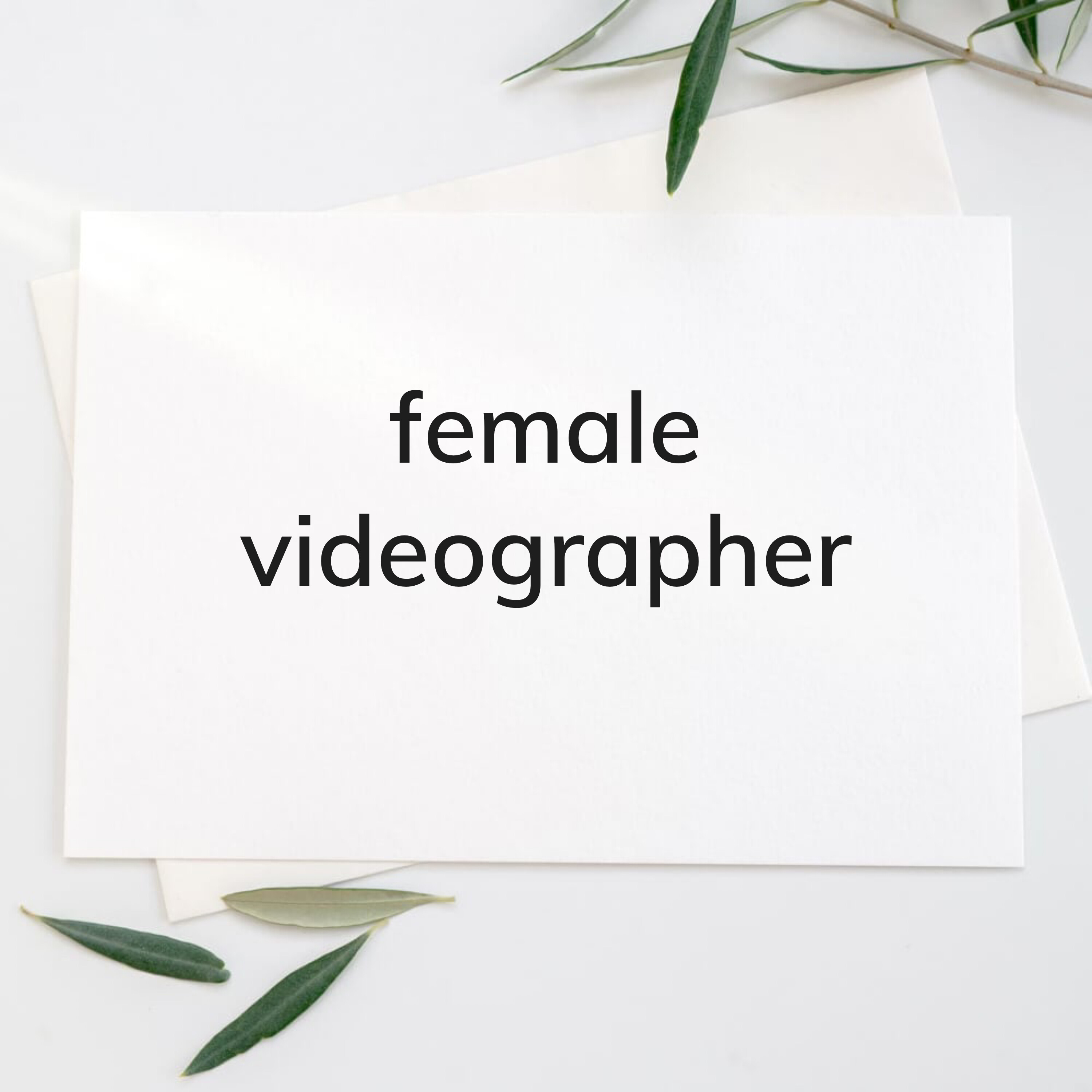 female videographer & photographer - 1