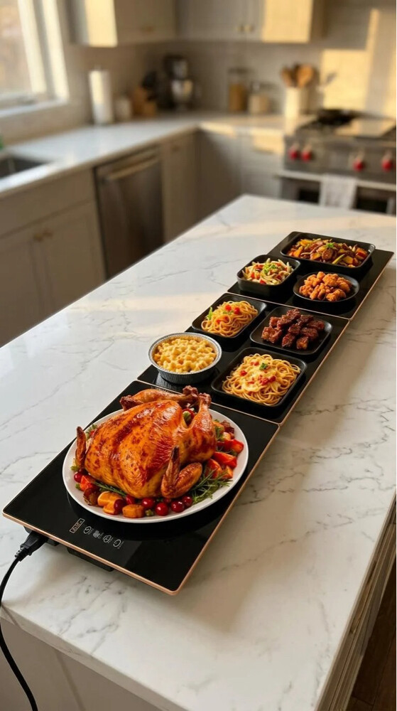 Electric Food Warmer – 4 Trays - 2