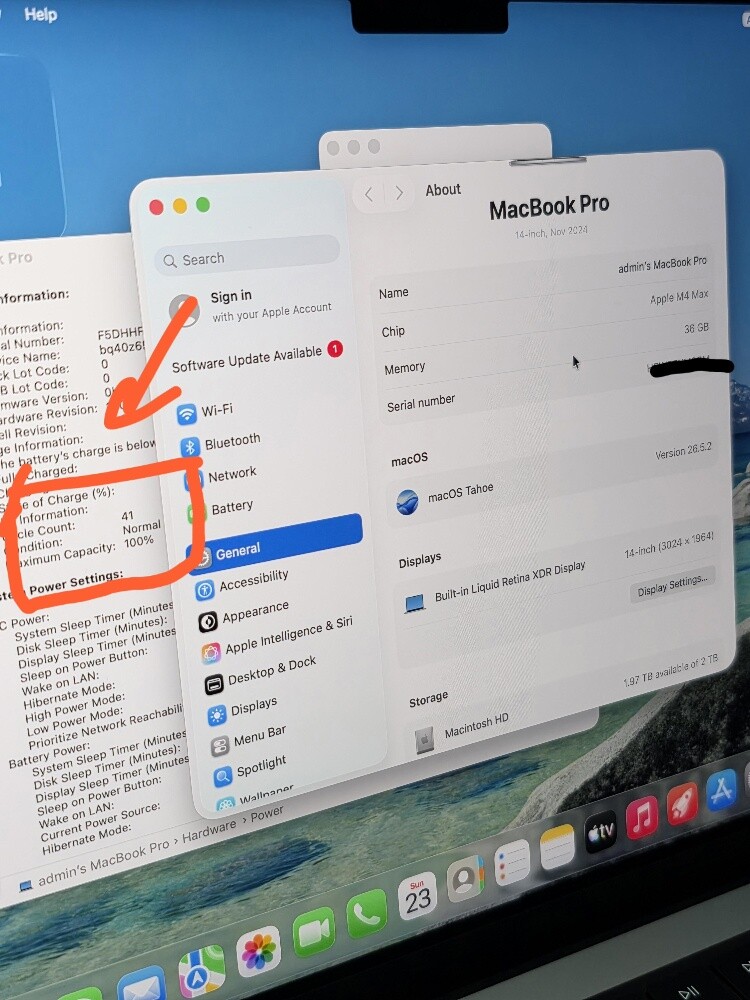 36/2TB 14" Macbook Pro M4 Max SLV - 2