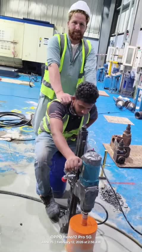 Core drill Wal cutting lift openig - 2