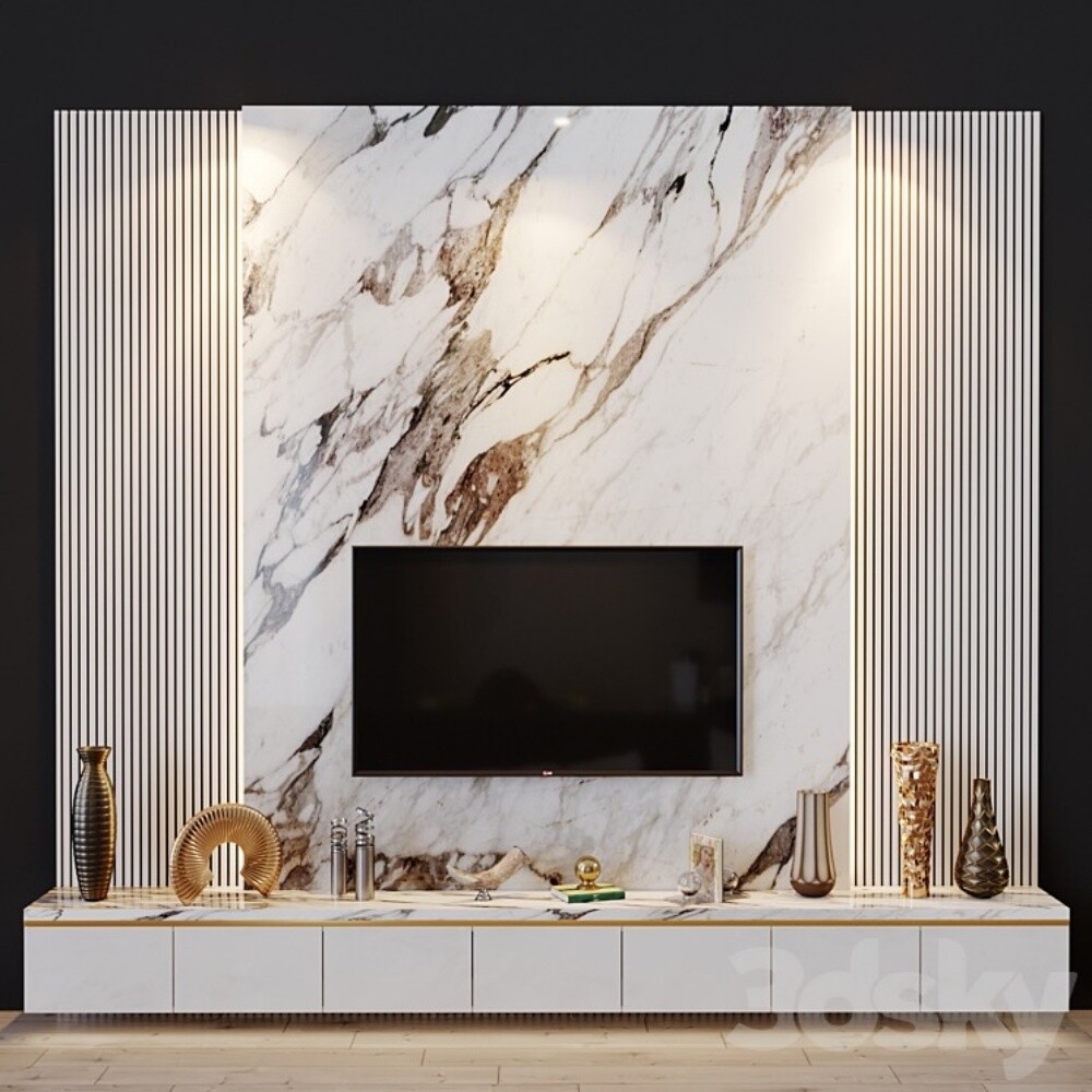 TV Decor - Bedroom Design, Wall Cab - 8