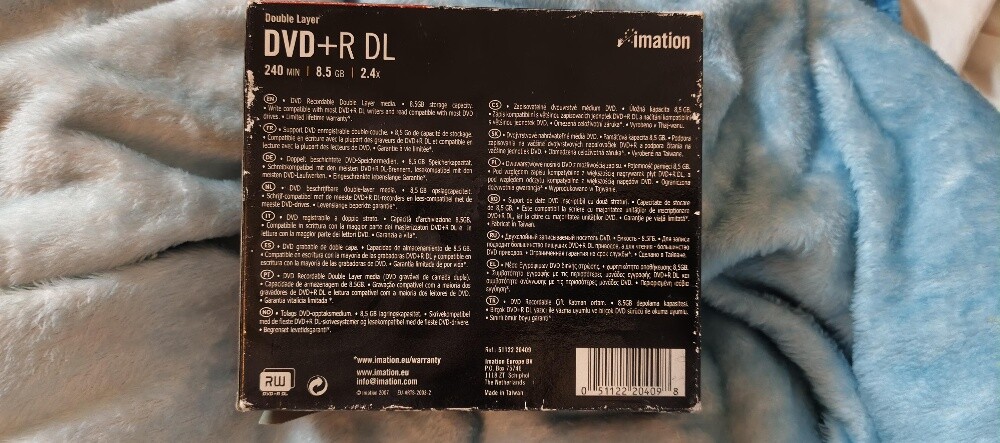 Imation Double Layer DVD+R DL 8.5GB - 3