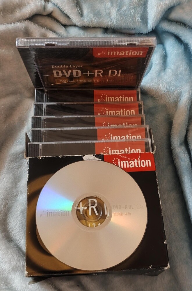Imation Double Layer DVD+R DL 8.5GB - 5