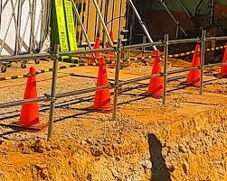 Safety hard barricade fr excavation - 2
