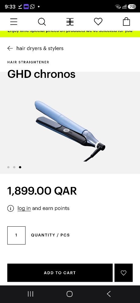 GHD hair straightener - 5