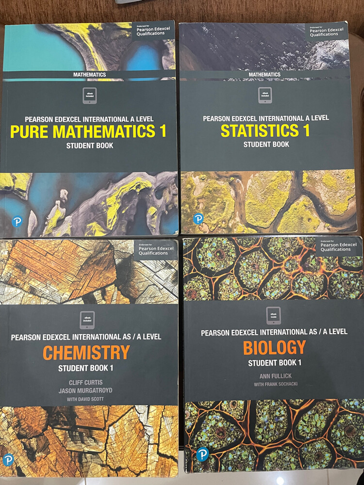 Pearson A level and iGCSE textbooks - 1