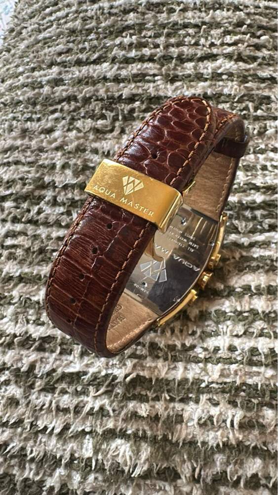 full diamond aqua master watch  - 3
