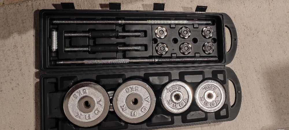 York 50 kg Berbell & Dumbell Set - 2