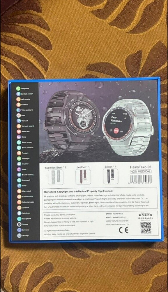 The Haino Tico watch is brand new in its box features AI connectivity is water resistant and is suitable for sports. - 2