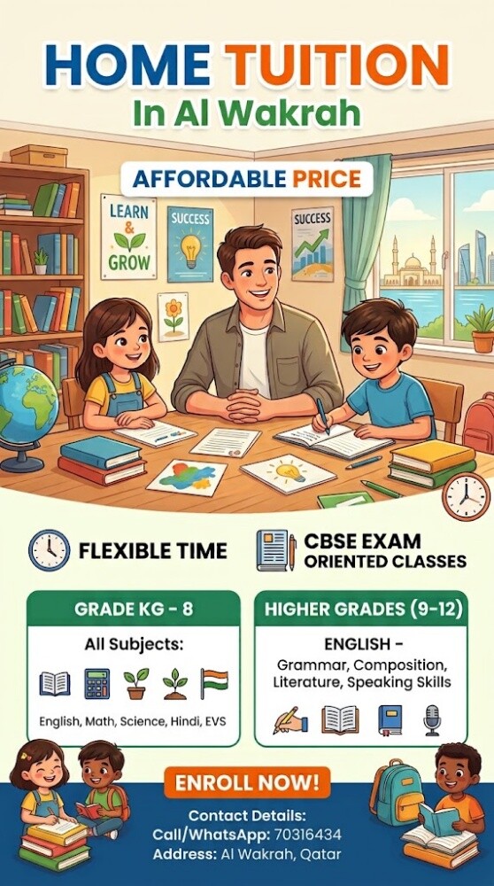 Home tuition in Al Wakra - 1