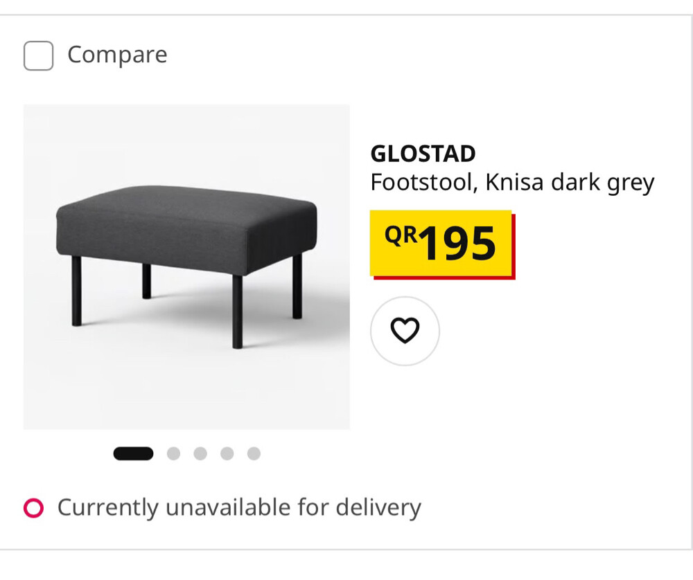 ikea 3 seated sofa with footstool - 2