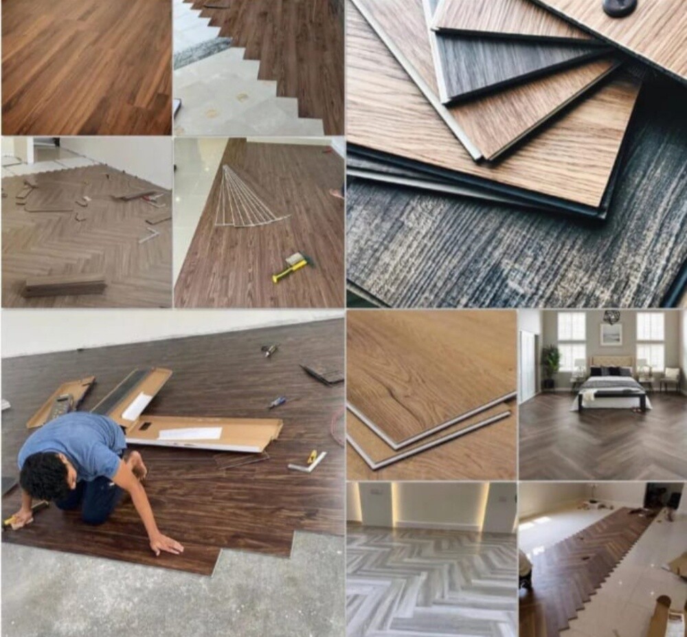 Zic zag parquet flooring. - 10