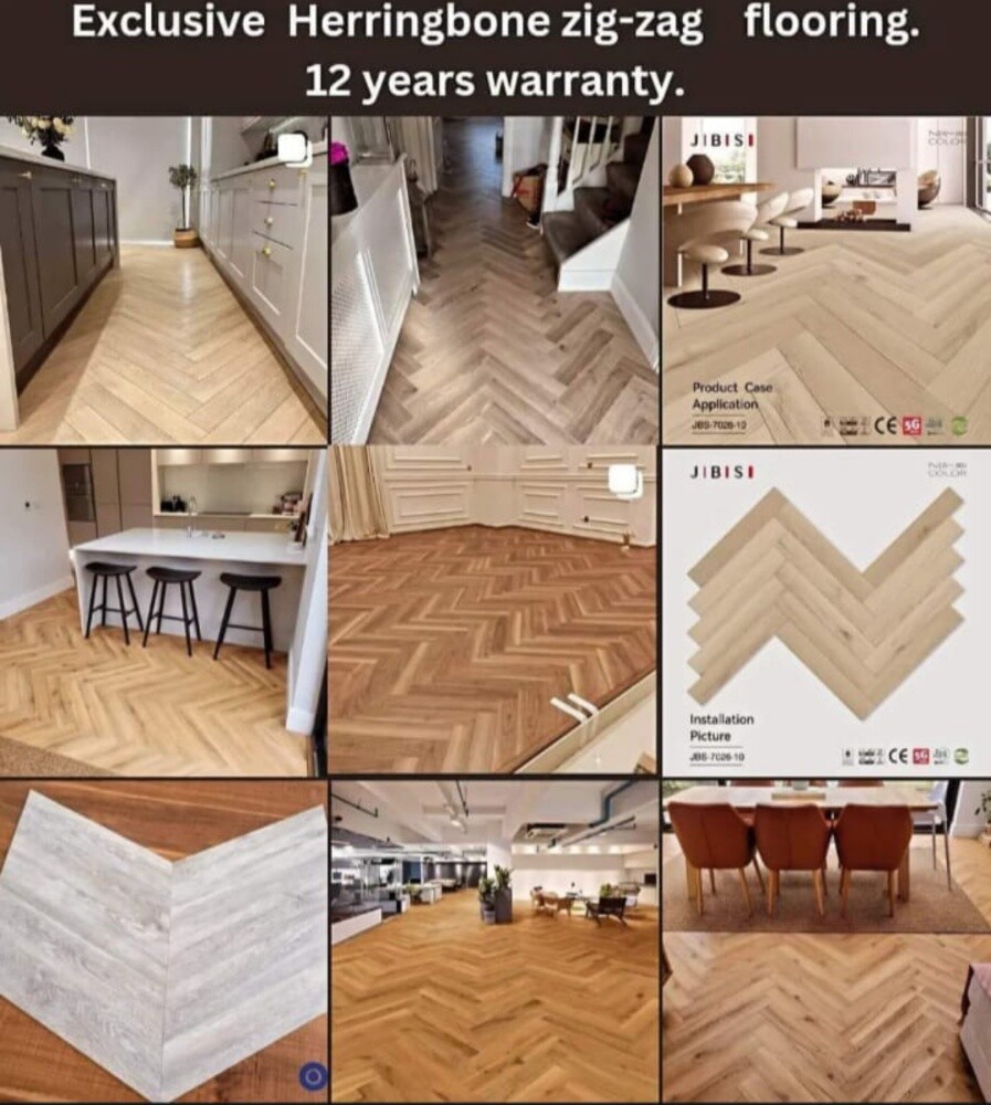 Zic zag parquet flooring. - 11