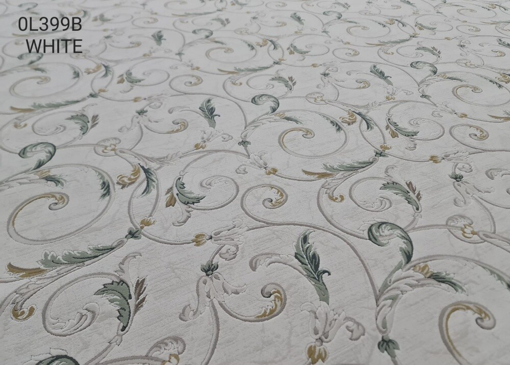 We have white carpets of various de - 5