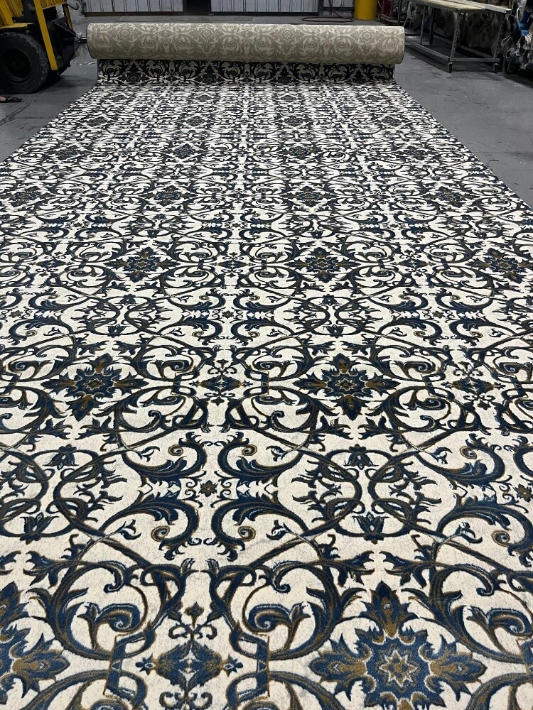 We have white carpets of various de - 7